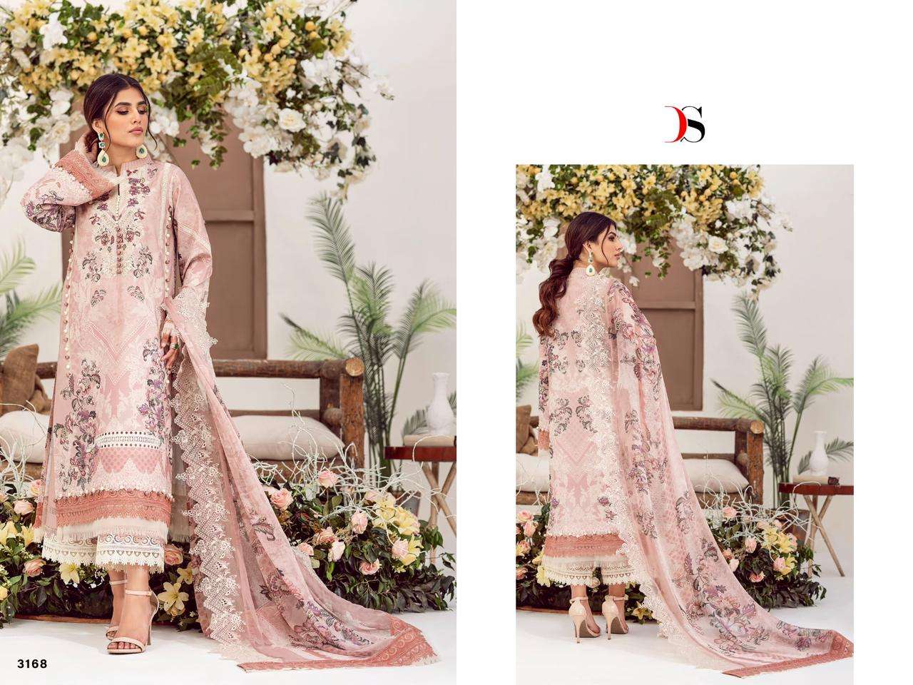 Deepsy Jade Needle Wonder Remix Cotton Dupatta Pakistani Suits Wholesale catalog