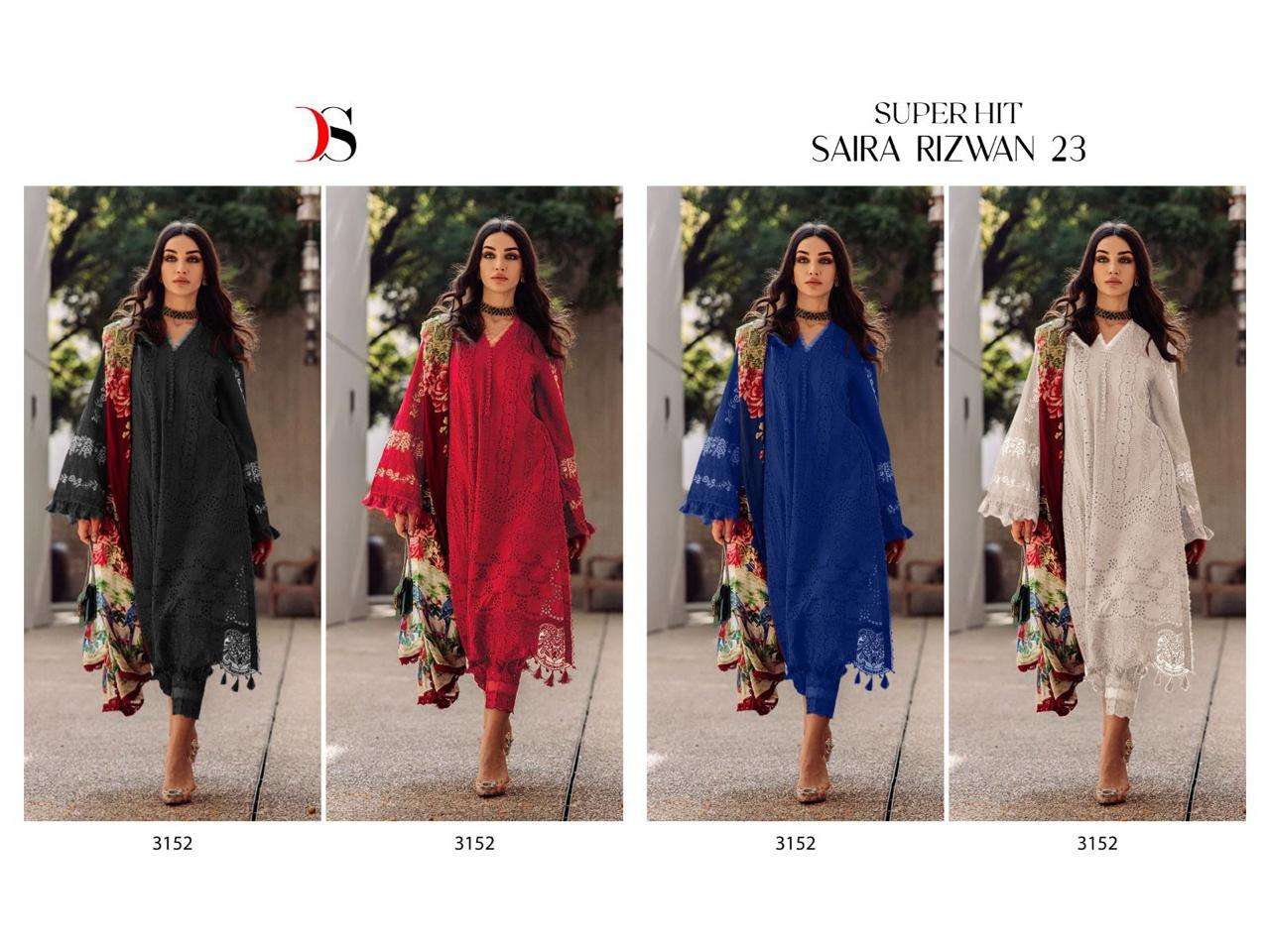 Deepsy Super Hit Saira Rizwan 23 Designer Pakistani Suits Wholesale catalog
