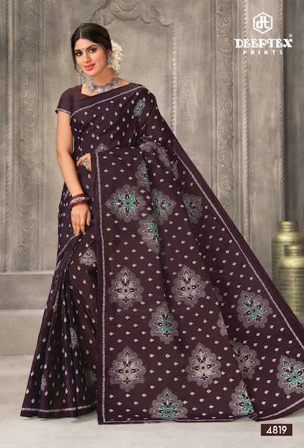 Deeptex Mother India Vol 48 Regular Printed Cotton Sarees Wholesale catalog