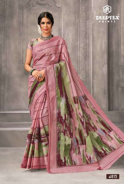 Deeptex Mother India Vol 48 Regular Printed Cotton Sarees Wholesale catalog