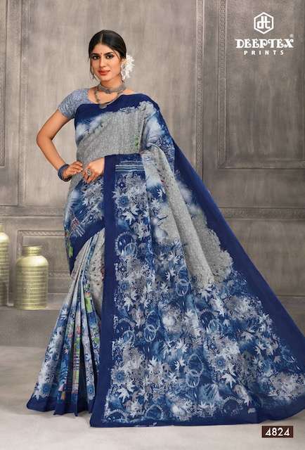 Deeptex Mother India Vol 48 Regular Printed Cotton Sarees Wholesale catalog