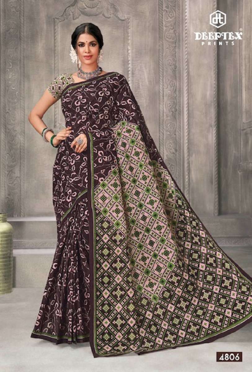 Deeptex Mother India Vol 48 Regular Printed Cotton Sarees Wholesale catalog