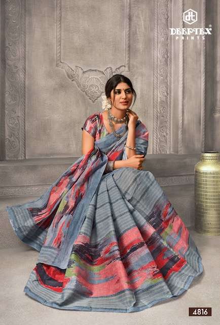 Deeptex Mother India Vol 48 Regular Printed Cotton Sarees Wholesale catalog