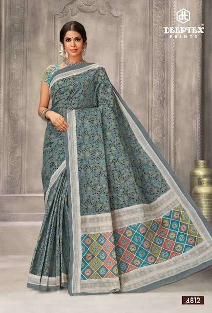 Deeptex Mother India Vol 48 Regular Printed Cotton Sarees Wholesale catalog