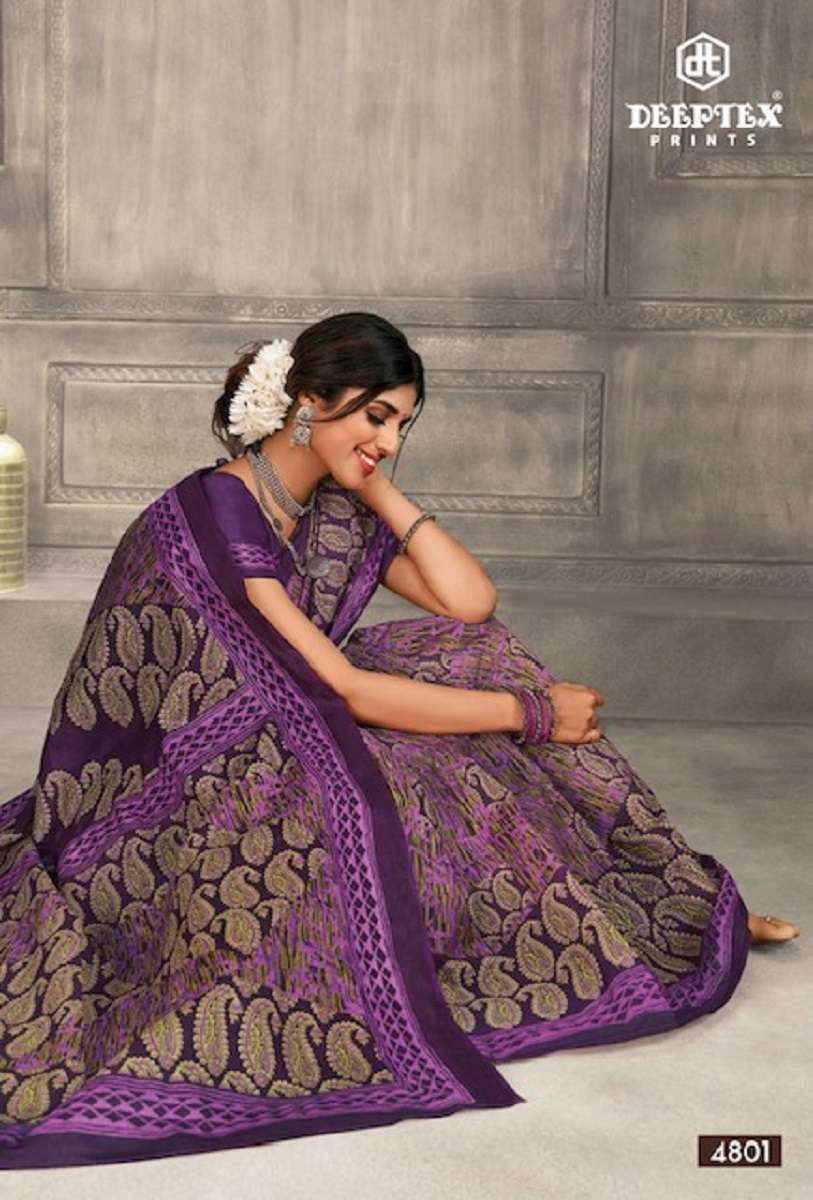 Deeptex Mother India Vol 48 Regular Printed Cotton Sarees Wholesale catalog