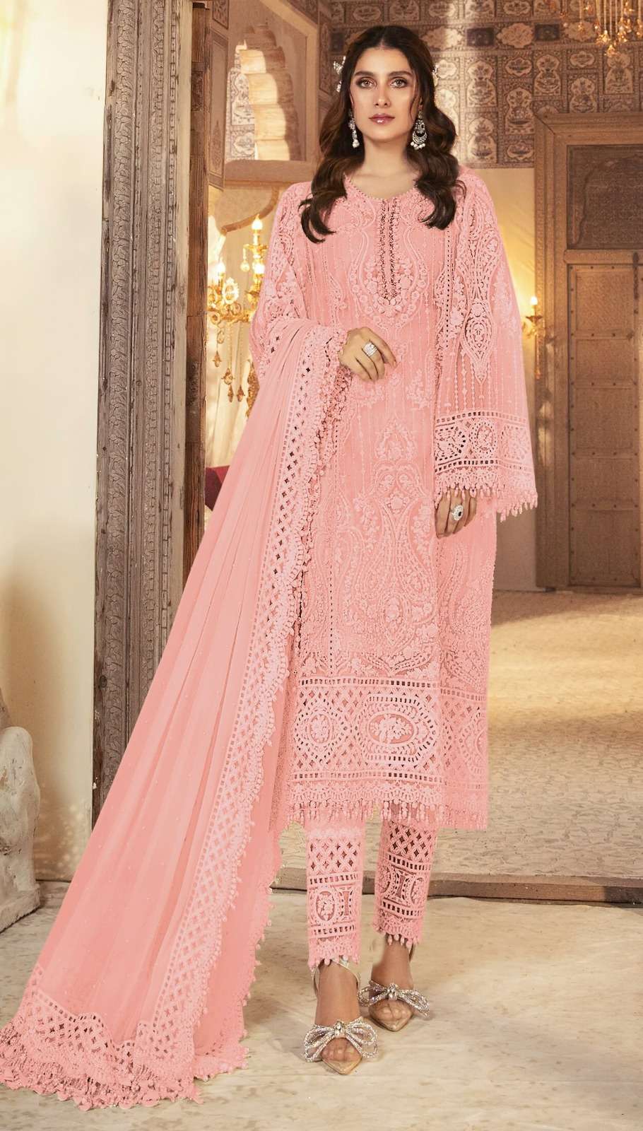 Dinsaa 211 Designer Organza Pakistani Suits Wholesale catalog