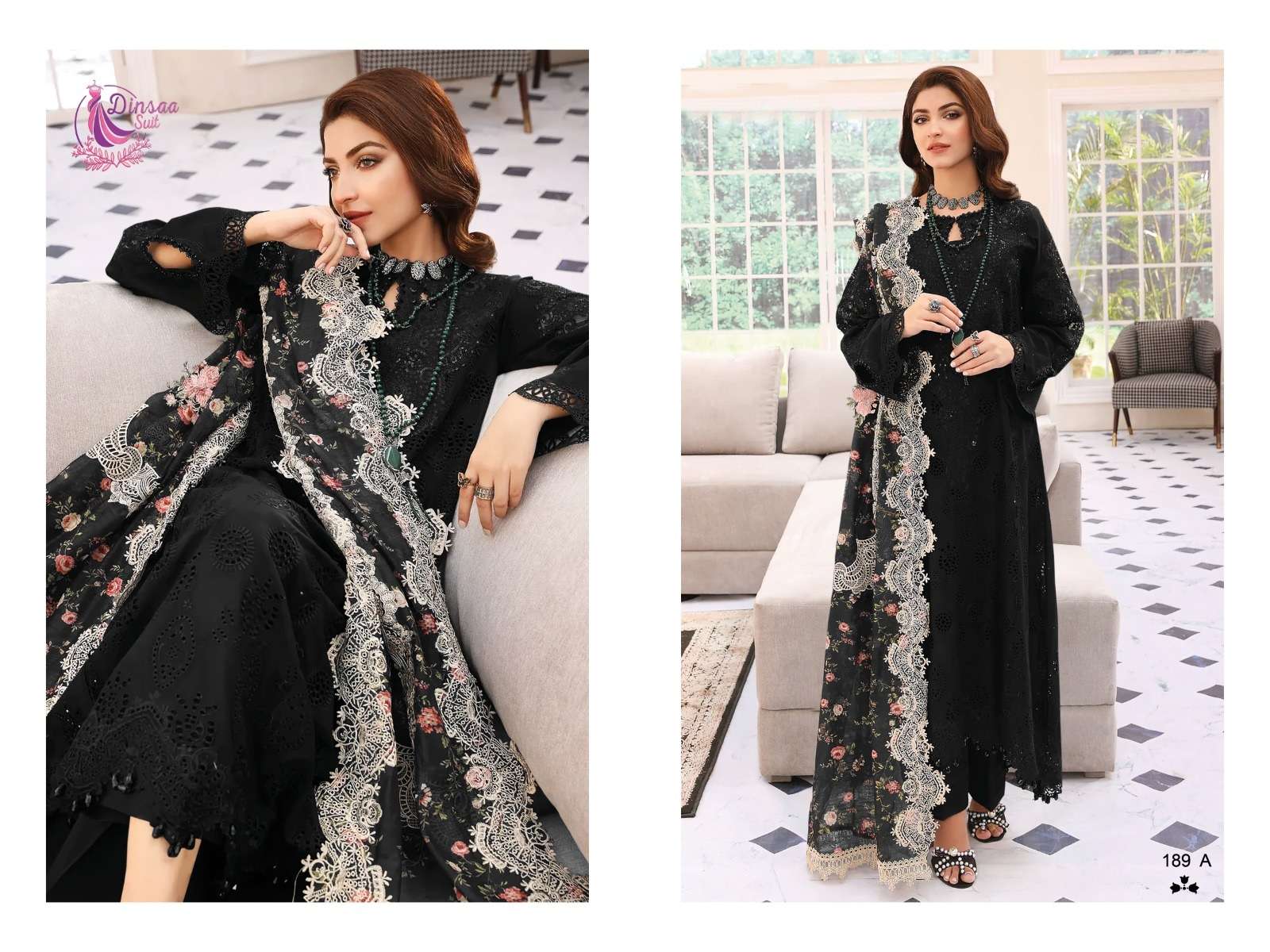 Dinsaa Elaf Colour Vol 1 Designer Pakistani Suits Wholesale catalog