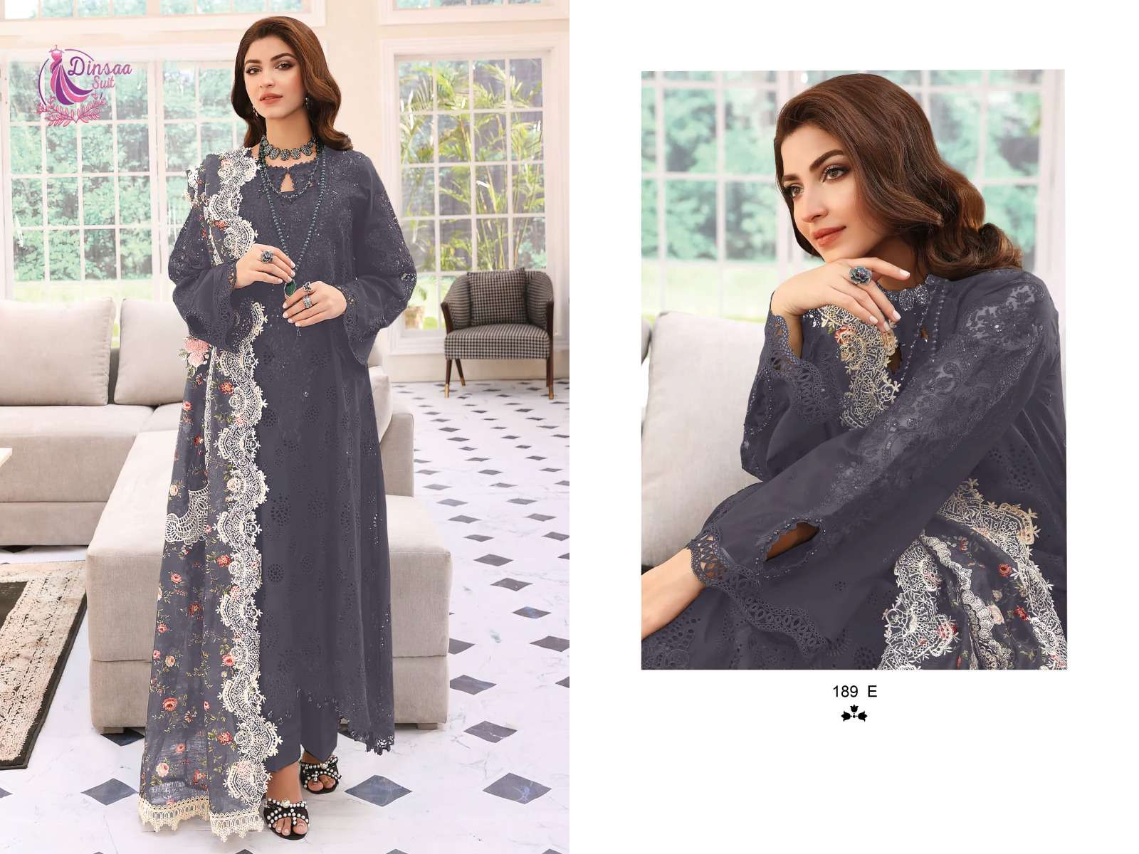 Dinsaa Elaf Colour Vol 1 Designer Pakistani Suits Wholesale catalog