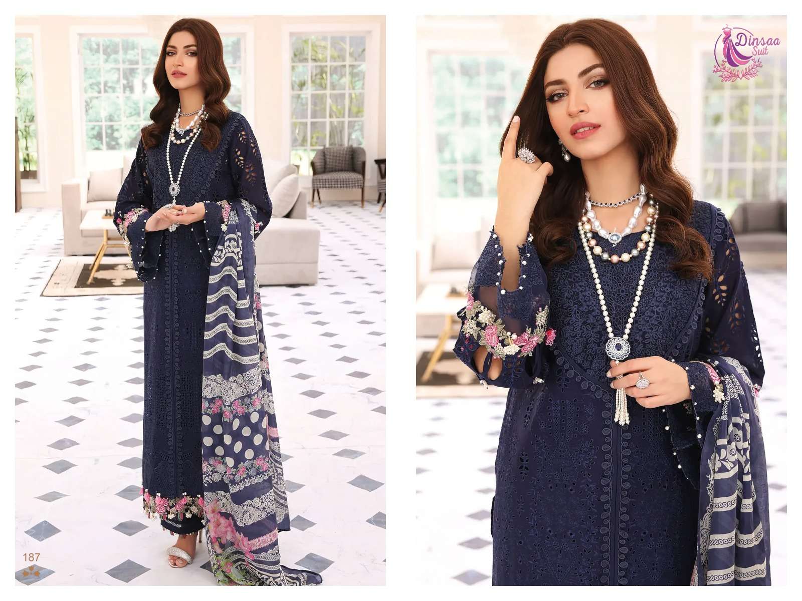 Dinsaa Elaf Super Summer Collection Vol 3 Designer Pakistani Suits Wholesale catalog