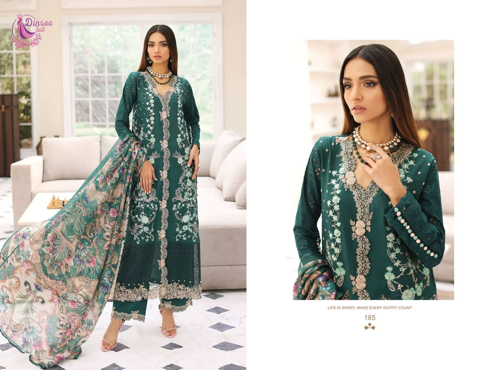 Dinsaa Elaf Super Summer Collection Vol 3 Designer Pakistani Suits Wholesale catalog