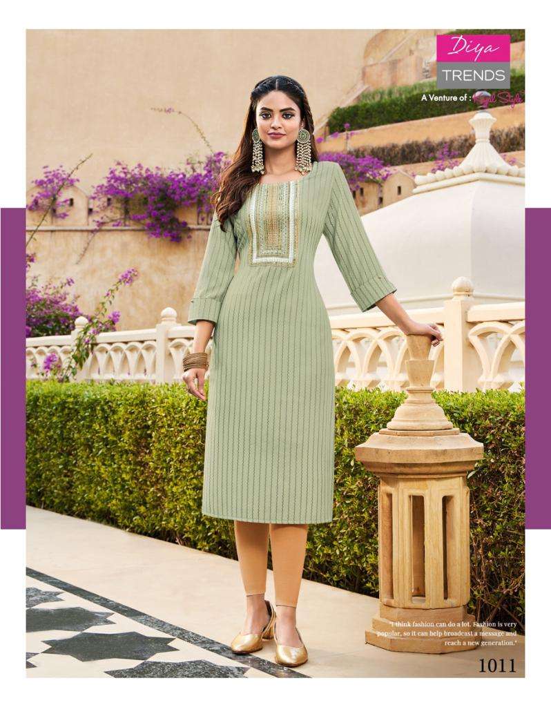 Diya Trends Eternal Vol 1 Kurti Wholesale catalog