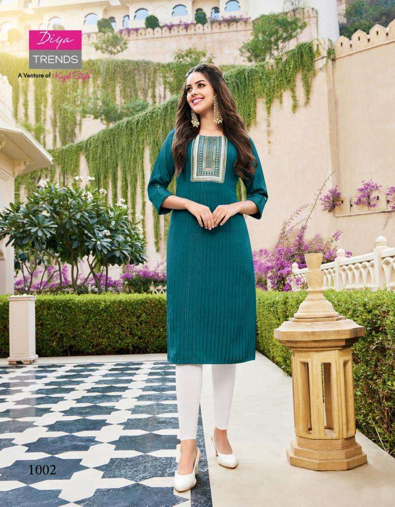 Diya Trends Eternal Vol 1 Kurti Wholesale catalog