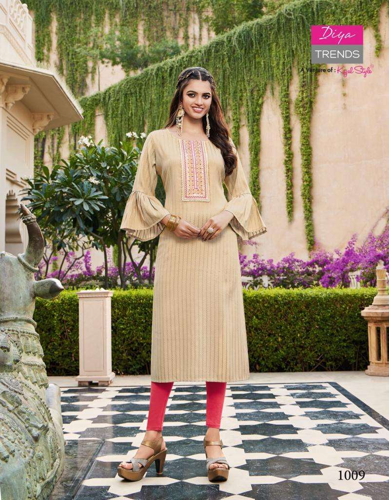 Diya Trends Eternal Vol 1 Kurti Wholesale catalog