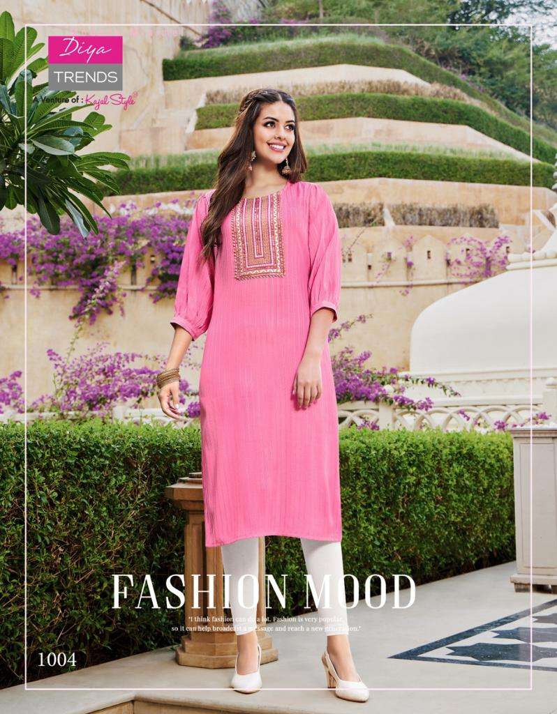 Diya Trends Eternal Vol 1 Kurti Wholesale catalog