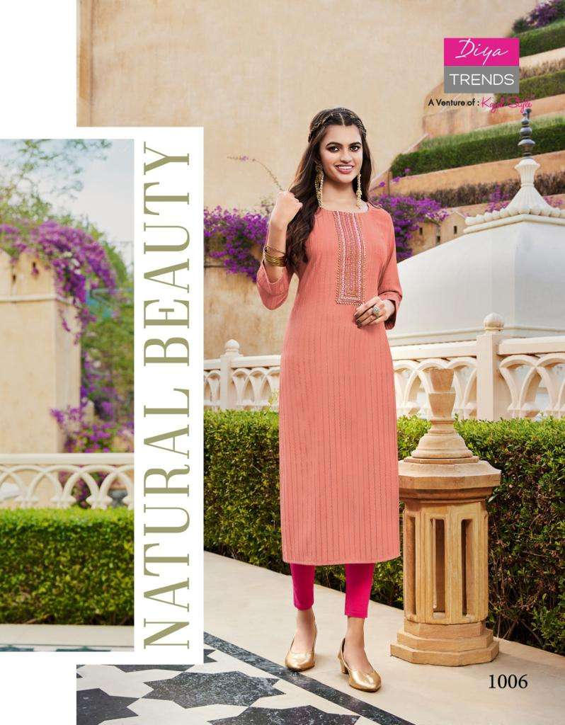 Diya Trends Eternal Vol 1 Kurti Wholesale catalog