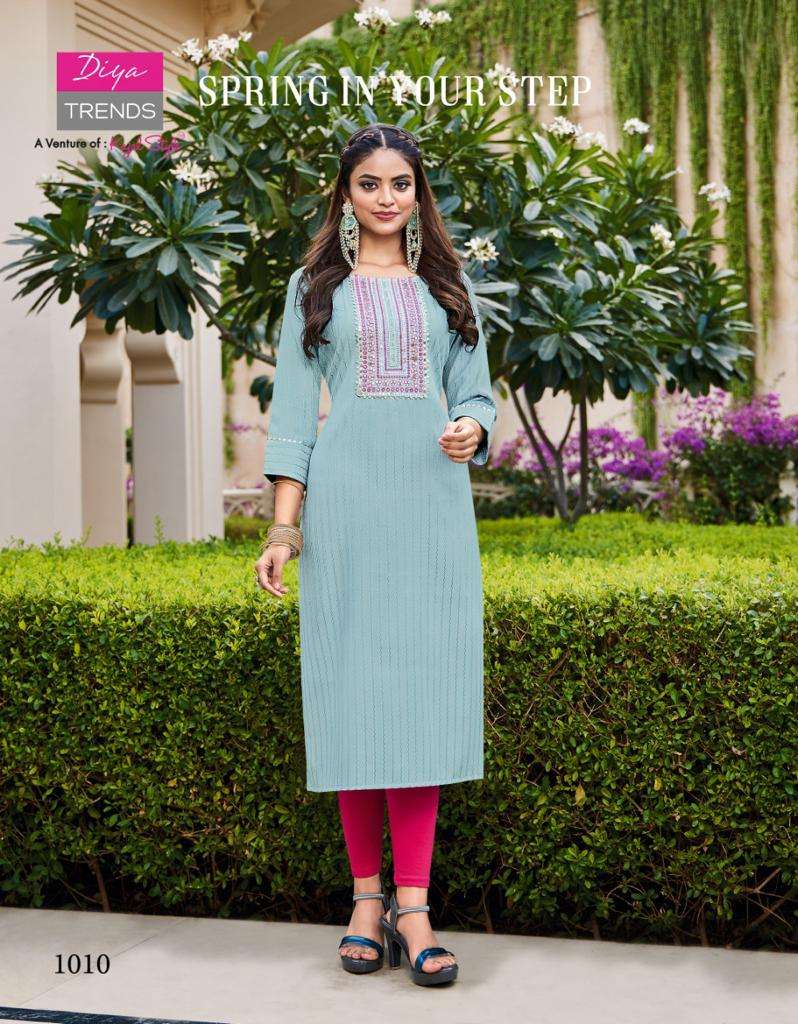 Diya Trends Eternal Vol 1 Kurti Wholesale catalog