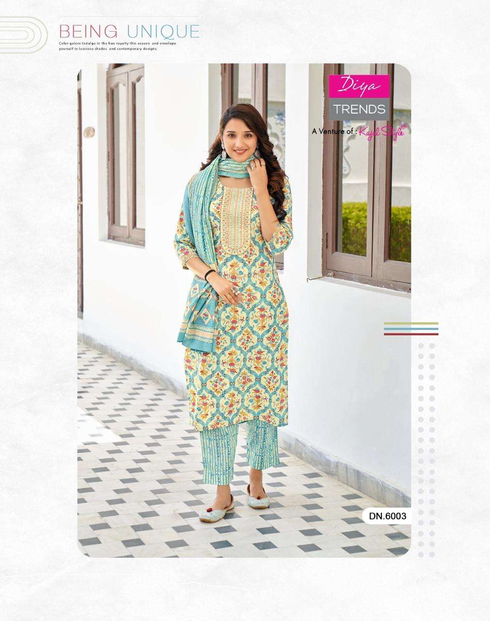 DIYA TRENDS ODHANI VOL.6 Kurti Wholesale catalog