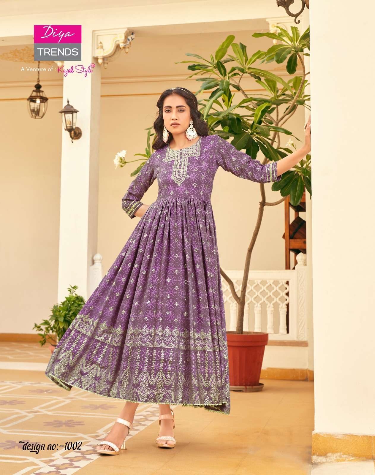 Diya Trends  POOSH VOL.1 Kurti Wholesale catalog