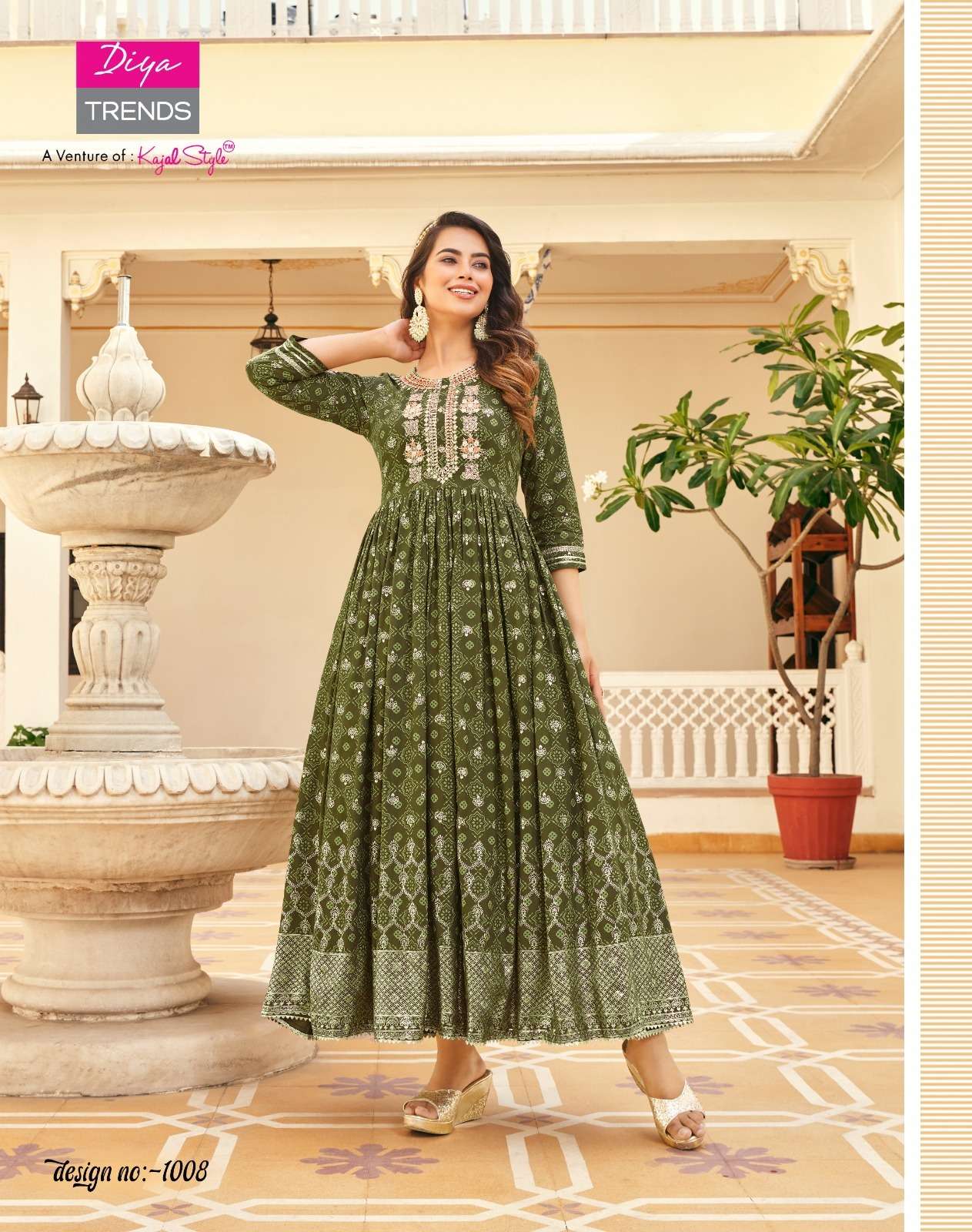 Diya Trends  POOSH VOL.1 Kurti Wholesale catalog