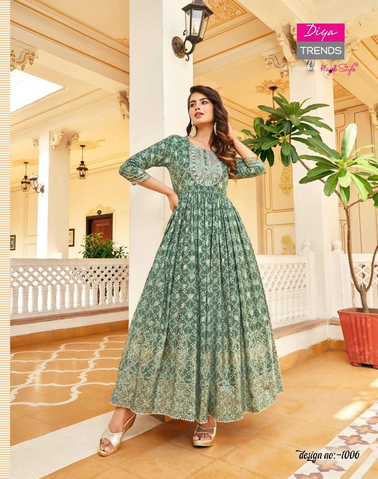 Diya Trends  POOSH VOL.1 Kurti Wholesale catalog