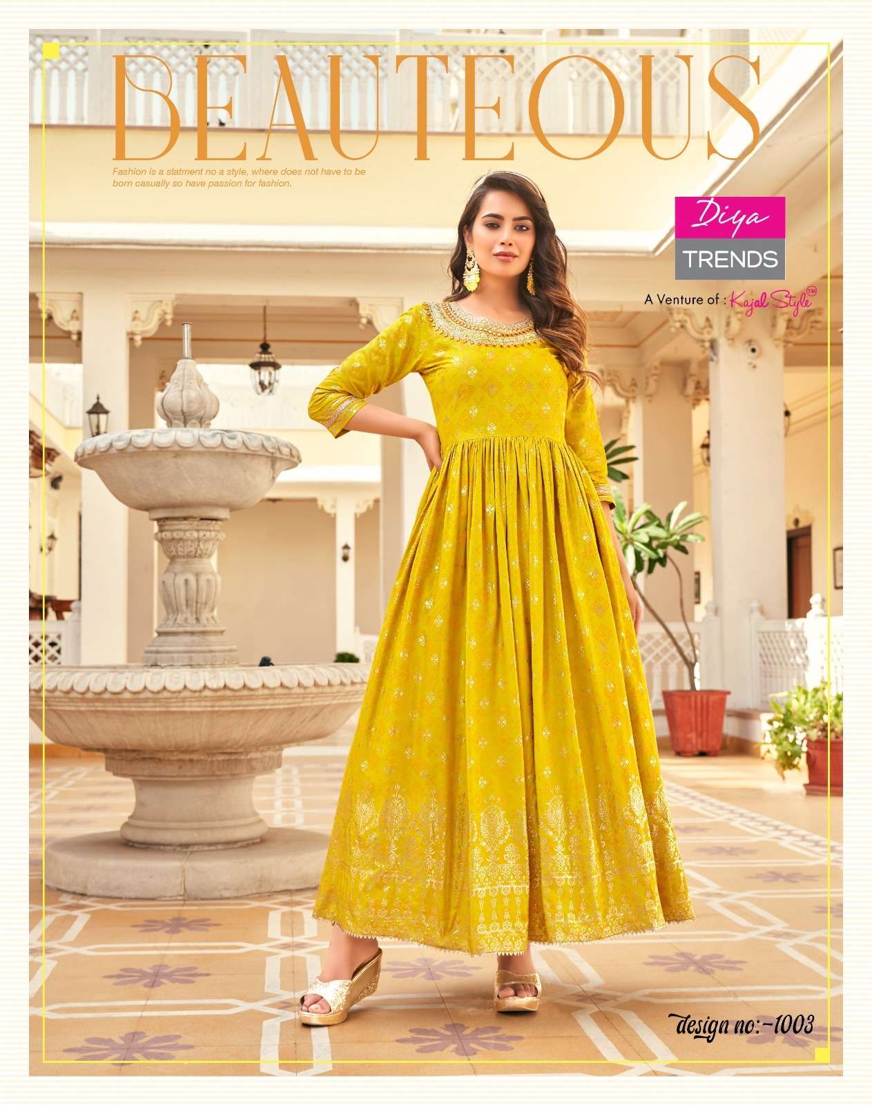 Diya Trends  POOSH VOL.1 Kurti Wholesale catalog