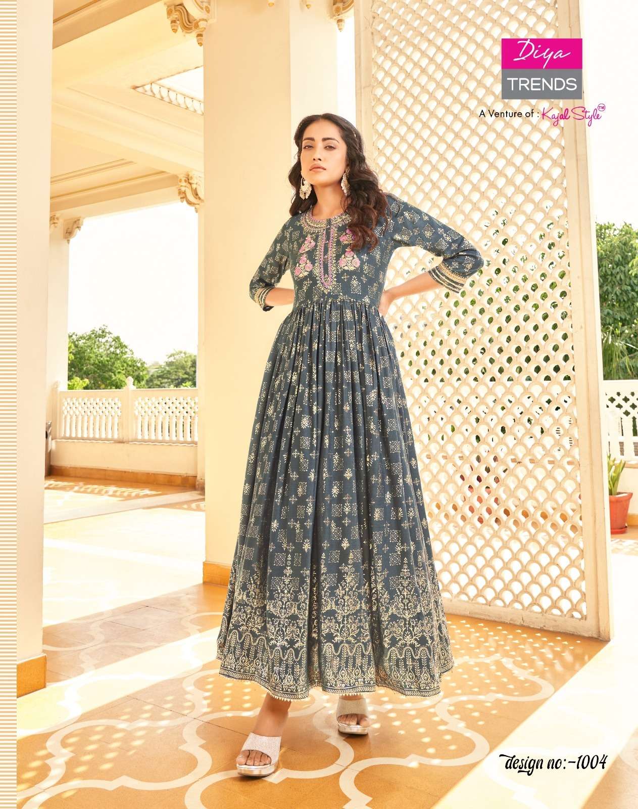 Diya Trends  POOSH VOL.1 Kurti Wholesale catalog