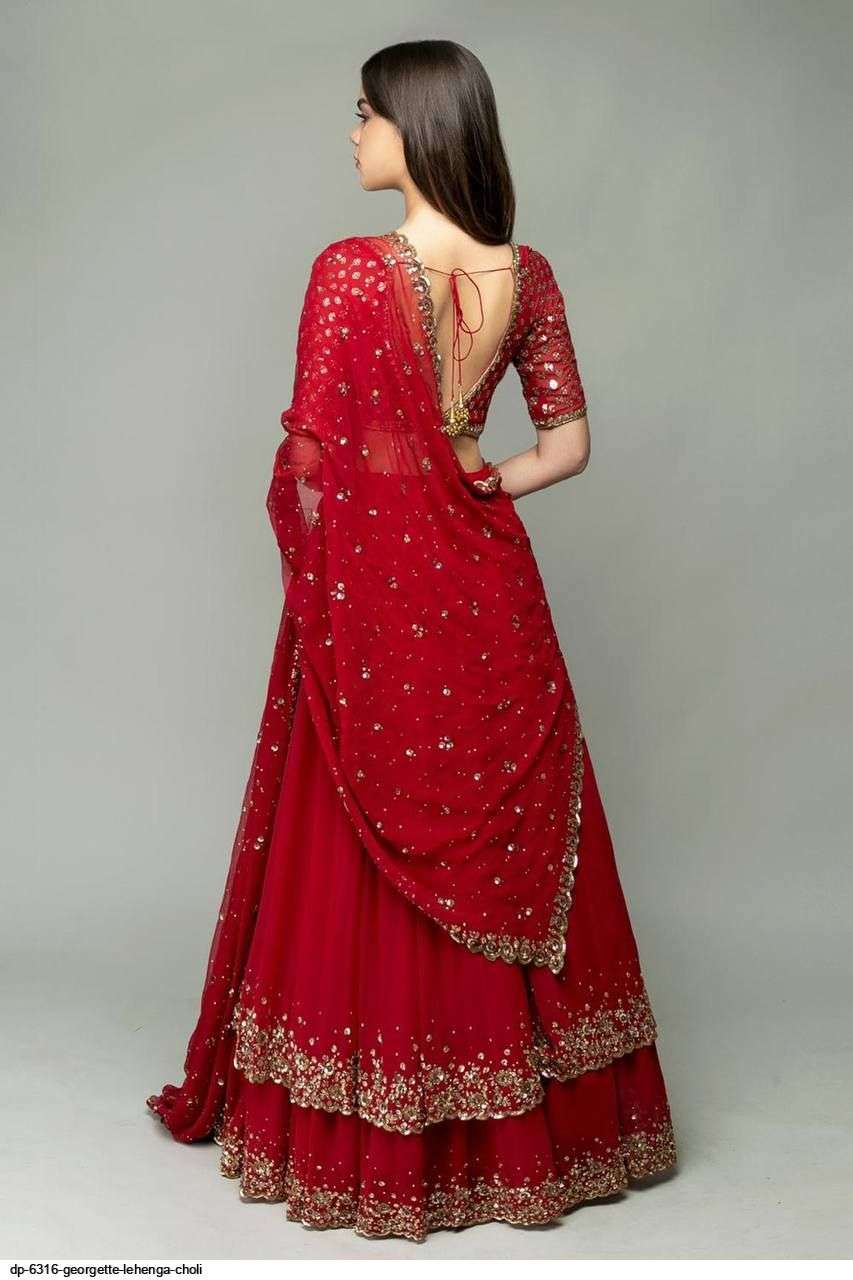 DP 6316 GEORGETTE LEHENGA CHOLI Wholesale catalog
