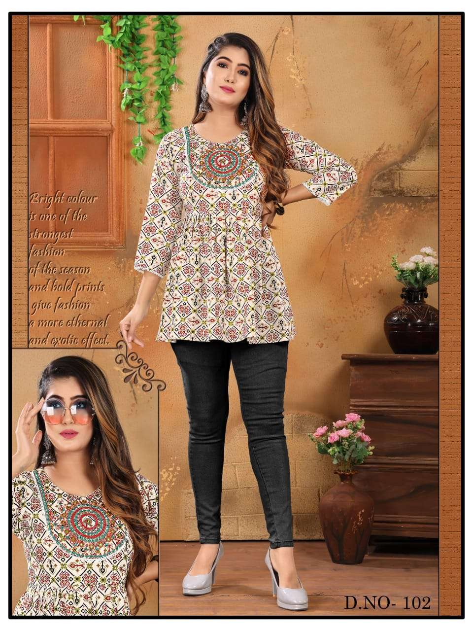 FF Flex Cotton Kurti Wholesale catalog