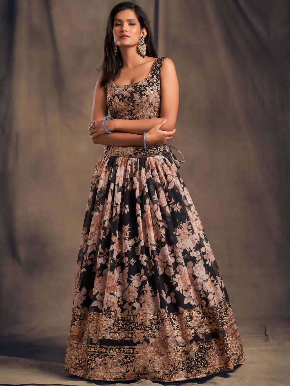 FLORAL 7613 LEHENGA CHOLI Wholesale catalog