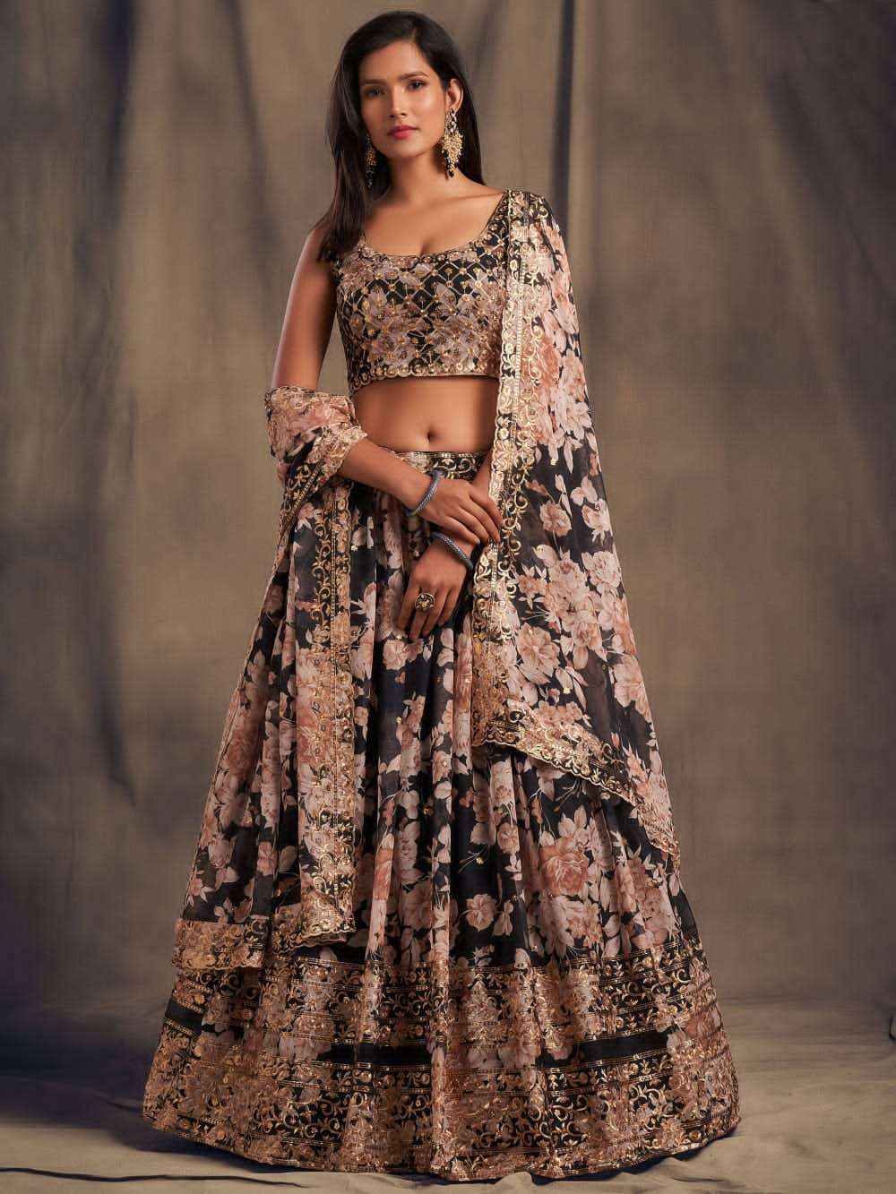 FLORAL 7613 LEHENGA CHOLI Wholesale catalog