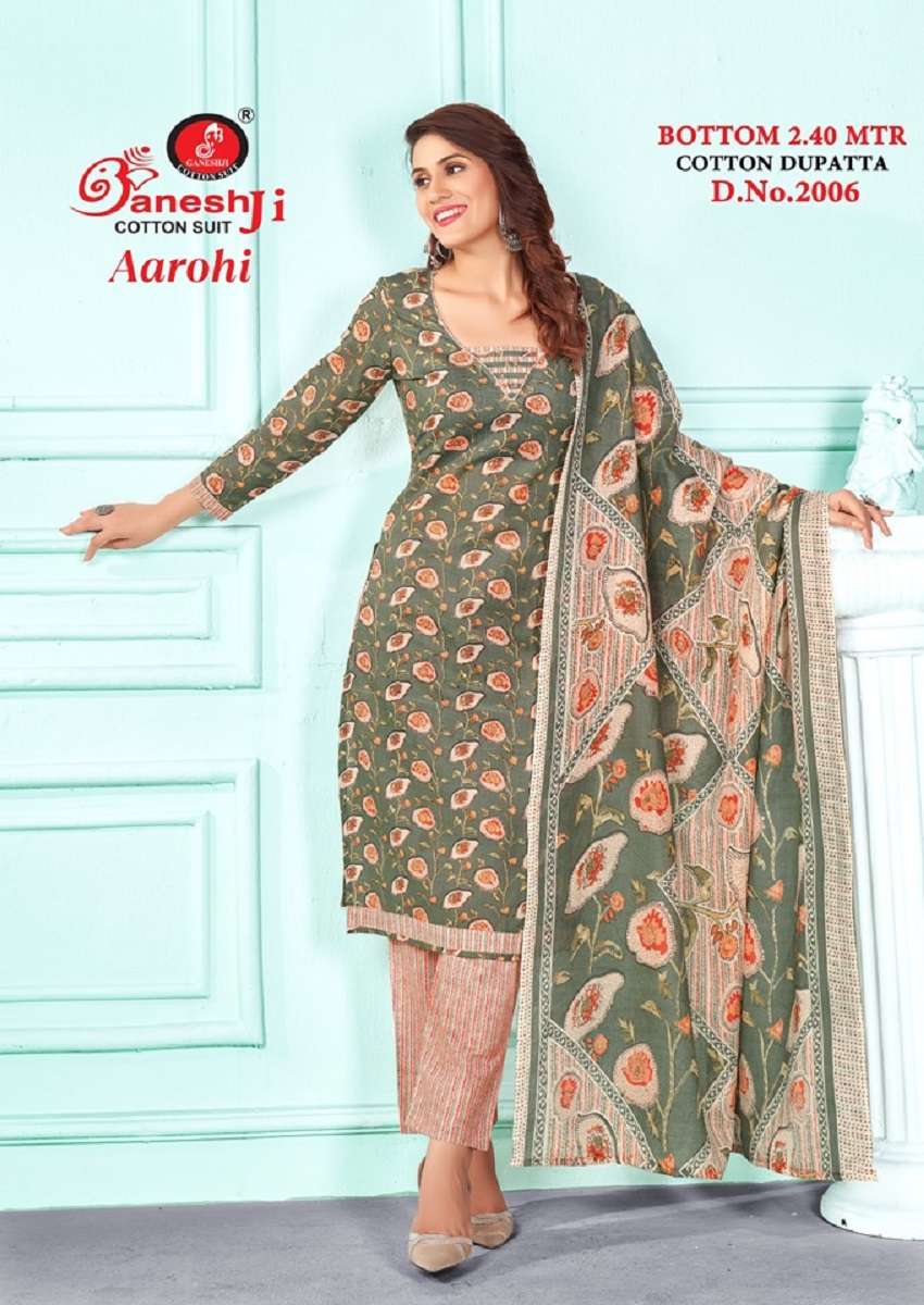 ganesh Ji Aarohi Vol-2 – Dress material Wholesale catalog