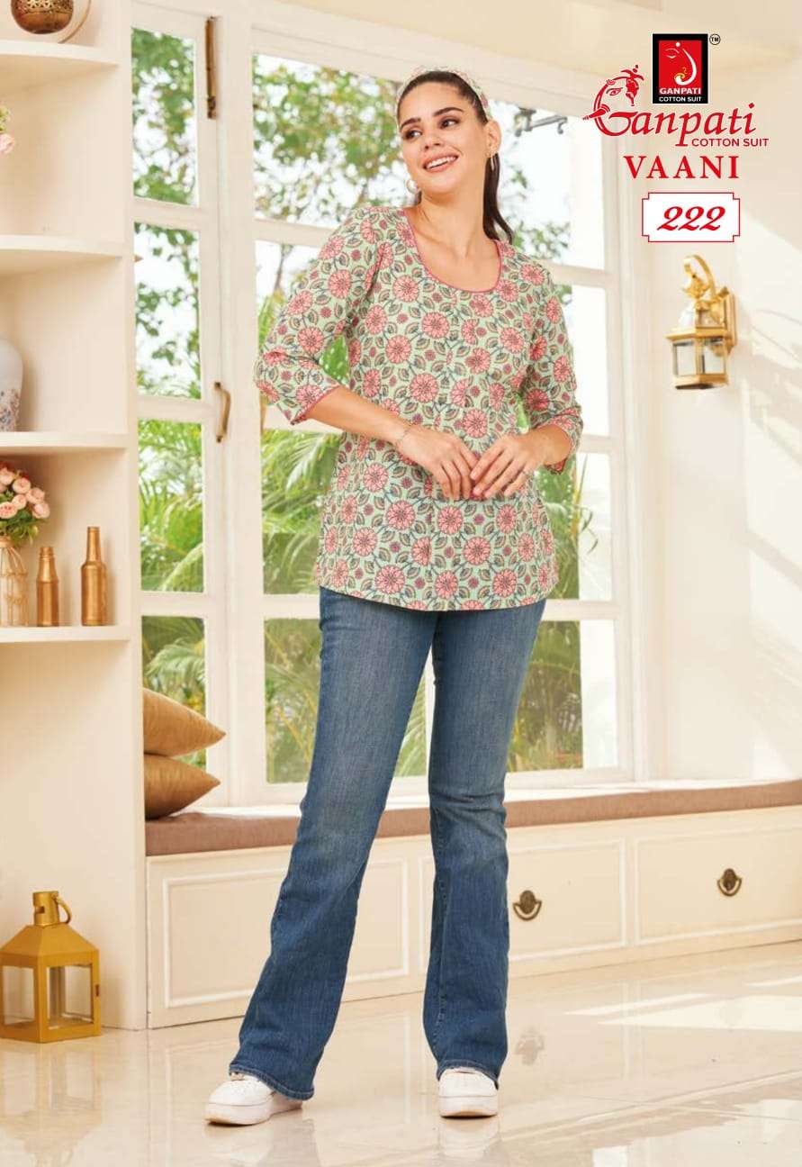 Ganpati Cotton Top Kurti Wholesale catalog