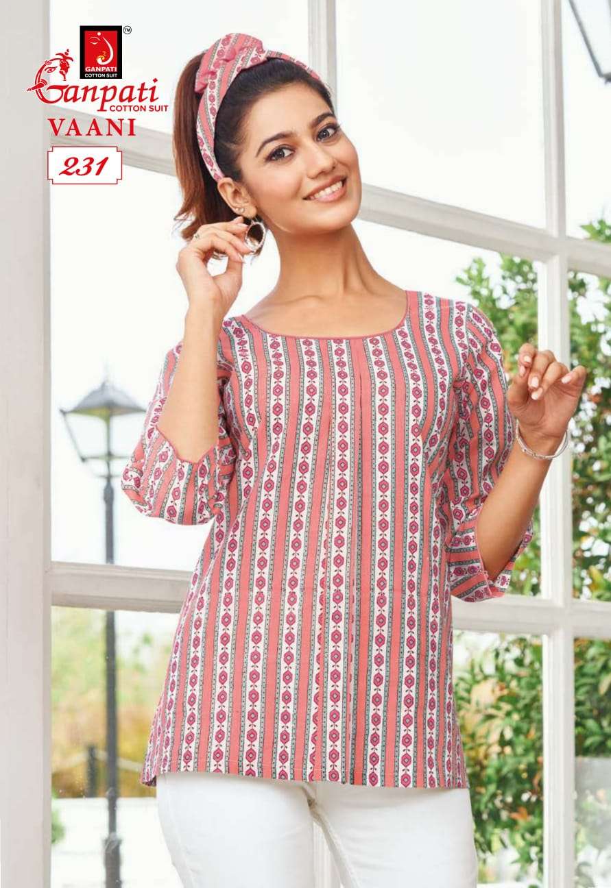 Ganpati Cotton Top Kurti Wholesale catalog