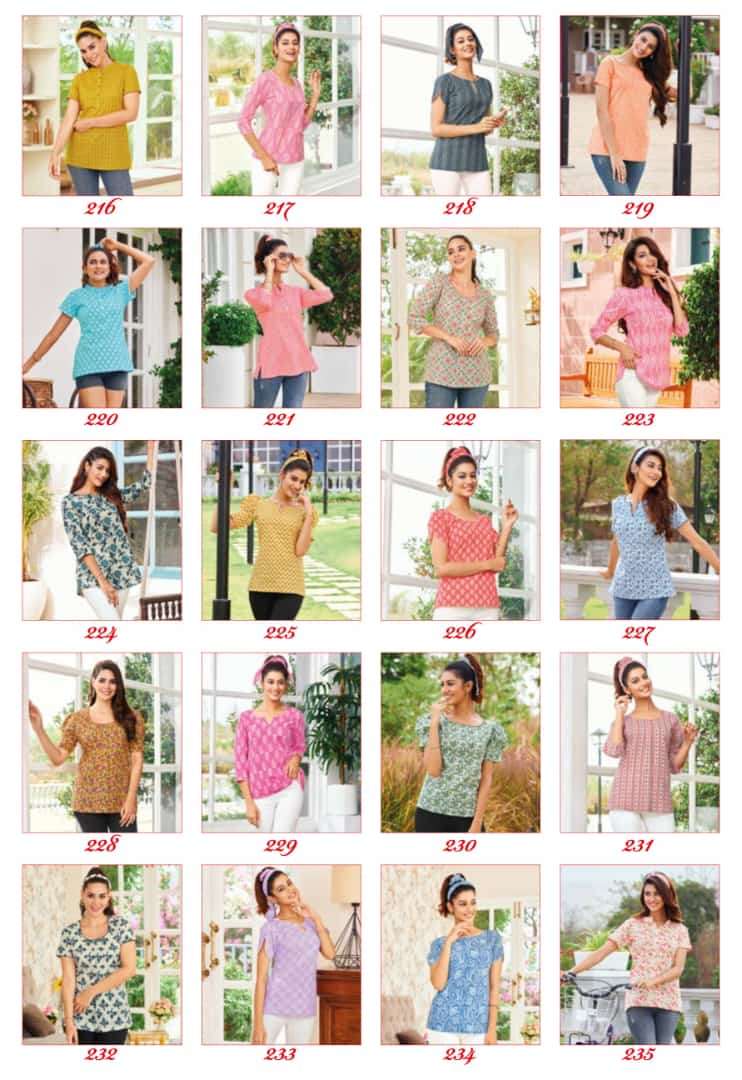 Ganpati Cotton Top Kurti Wholesale catalog