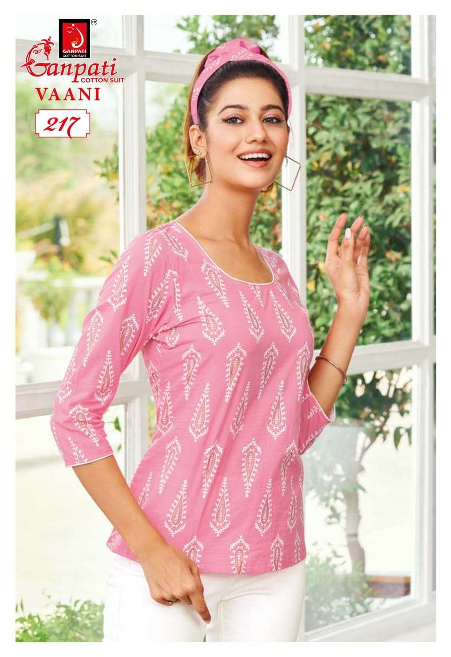 Ganpati Cotton Top Kurti Wholesale catalog