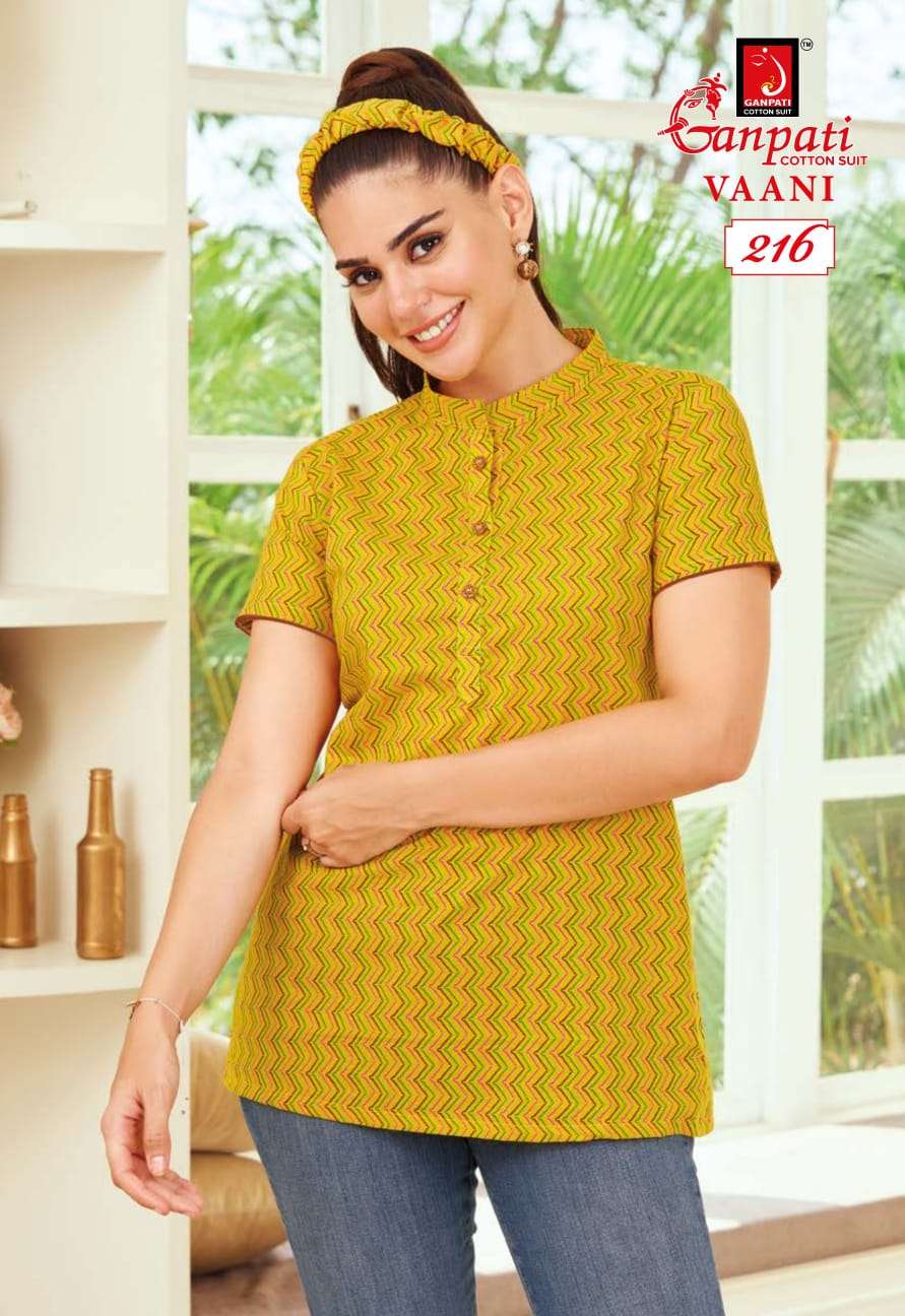 Ganpati Cotton Top Kurti Wholesale catalog