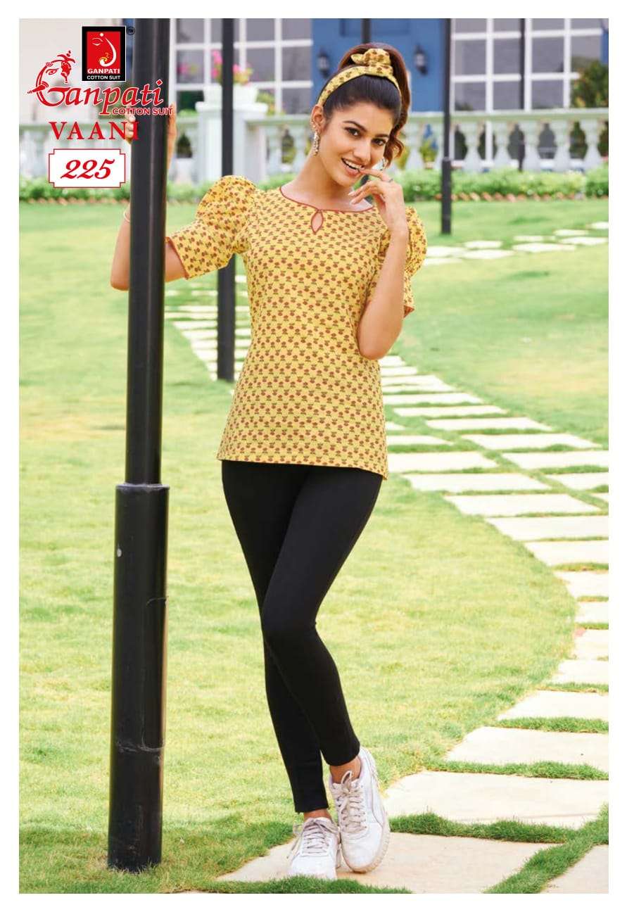 Ganpati Cotton Top Kurti Wholesale catalog