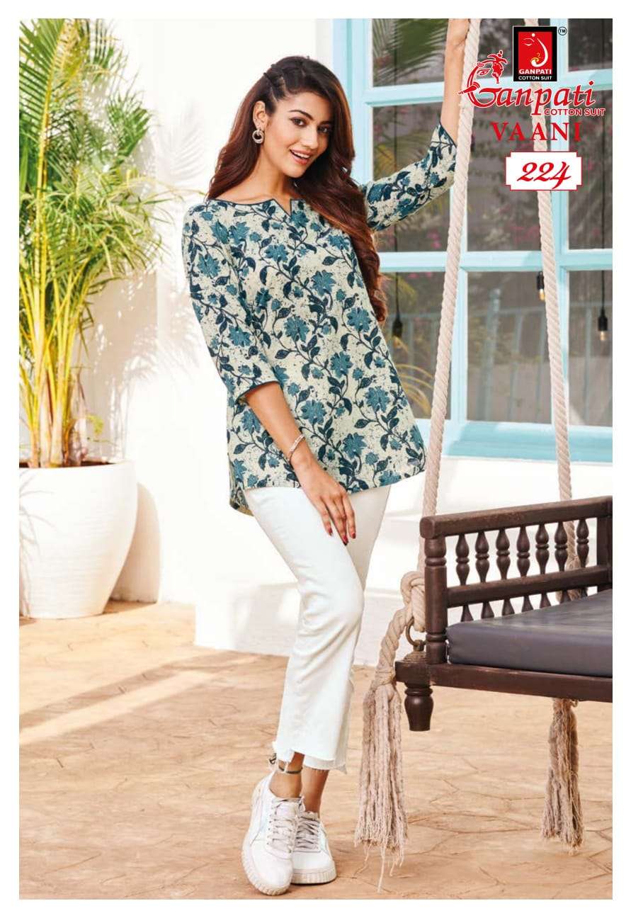 Ganpati Cotton Top Kurti Wholesale catalog