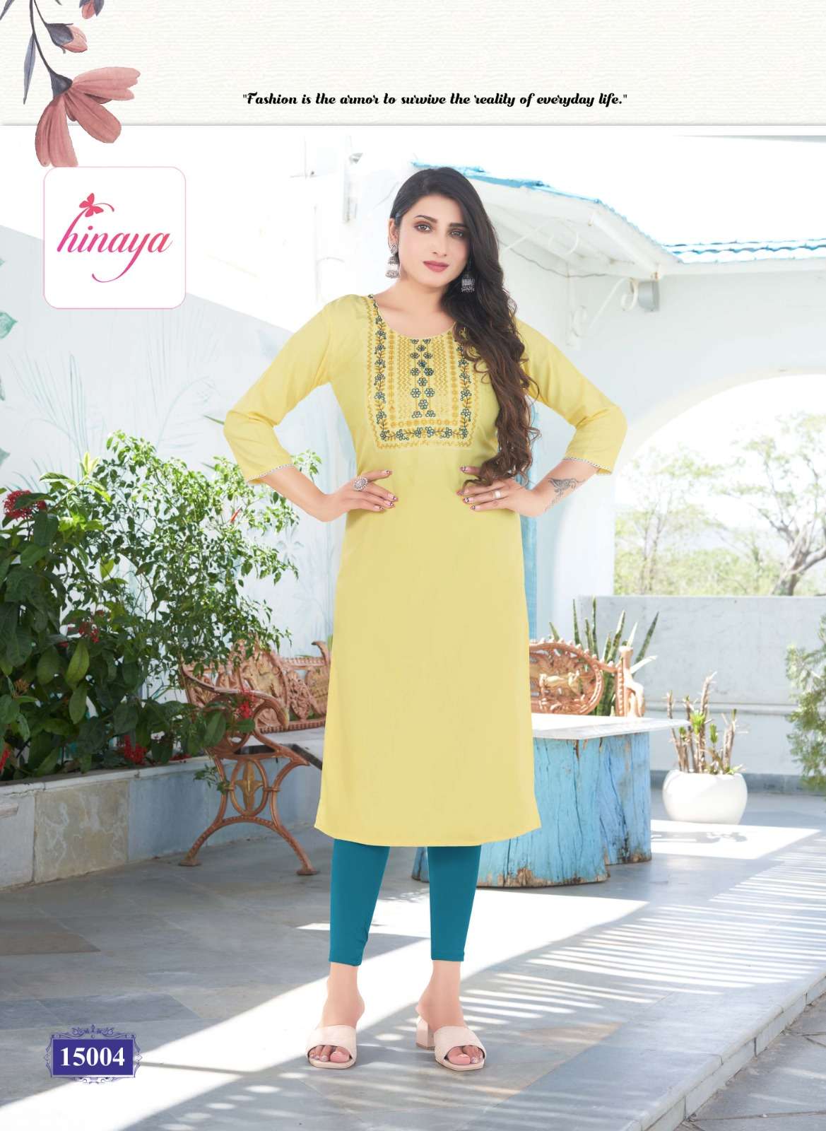 HINAYA KAREENA VOL-15 KURTI WHOLESALE CATALOG