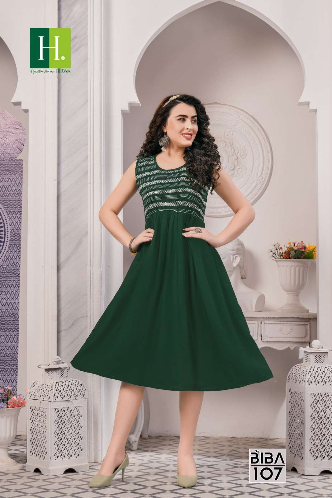HIRWA BIBA Top Kurti Wholesale catalog