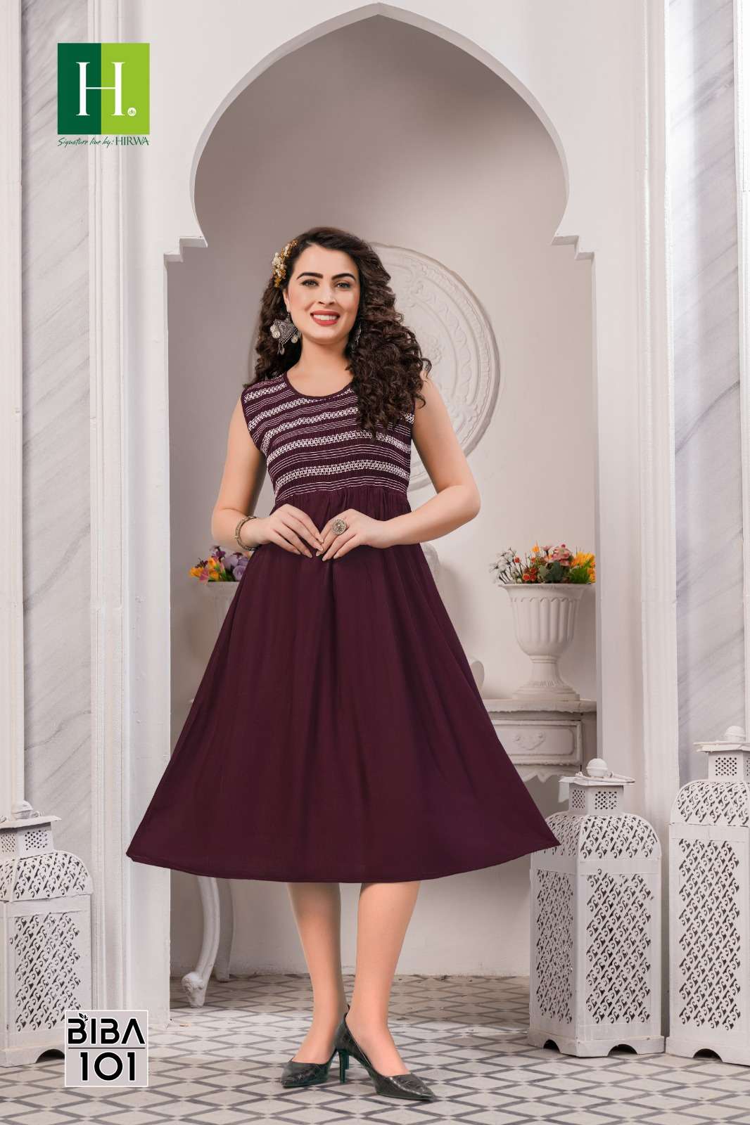 HIRWA BIBA Top Kurti Wholesale catalog