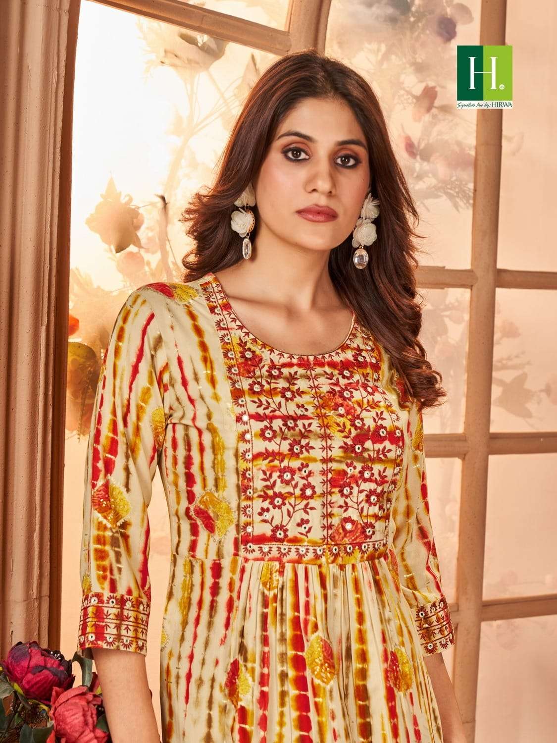 HIRWA SHIBORI Vol-3 Kurti Wholesale catalog