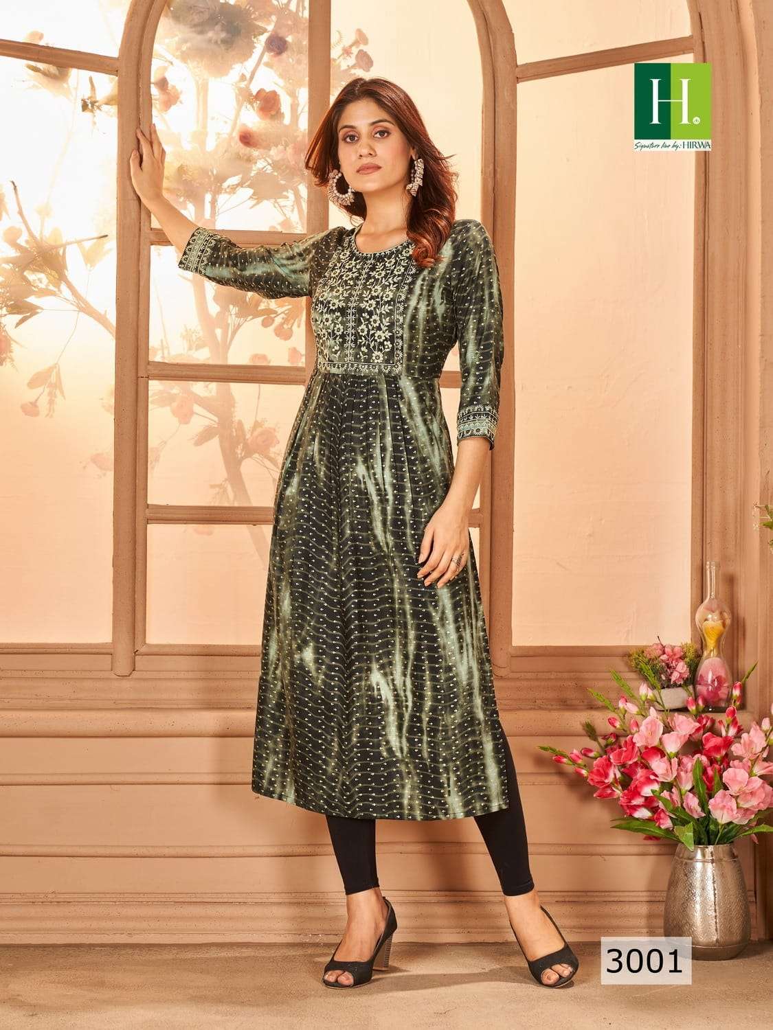 HIRWA SHIBORI Vol-3 Kurti Wholesale catalog