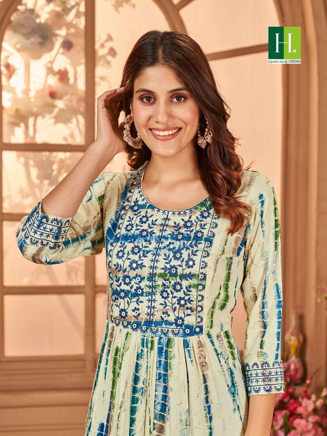 HIRWA SHIBORI Vol-3 Kurti Wholesale catalog