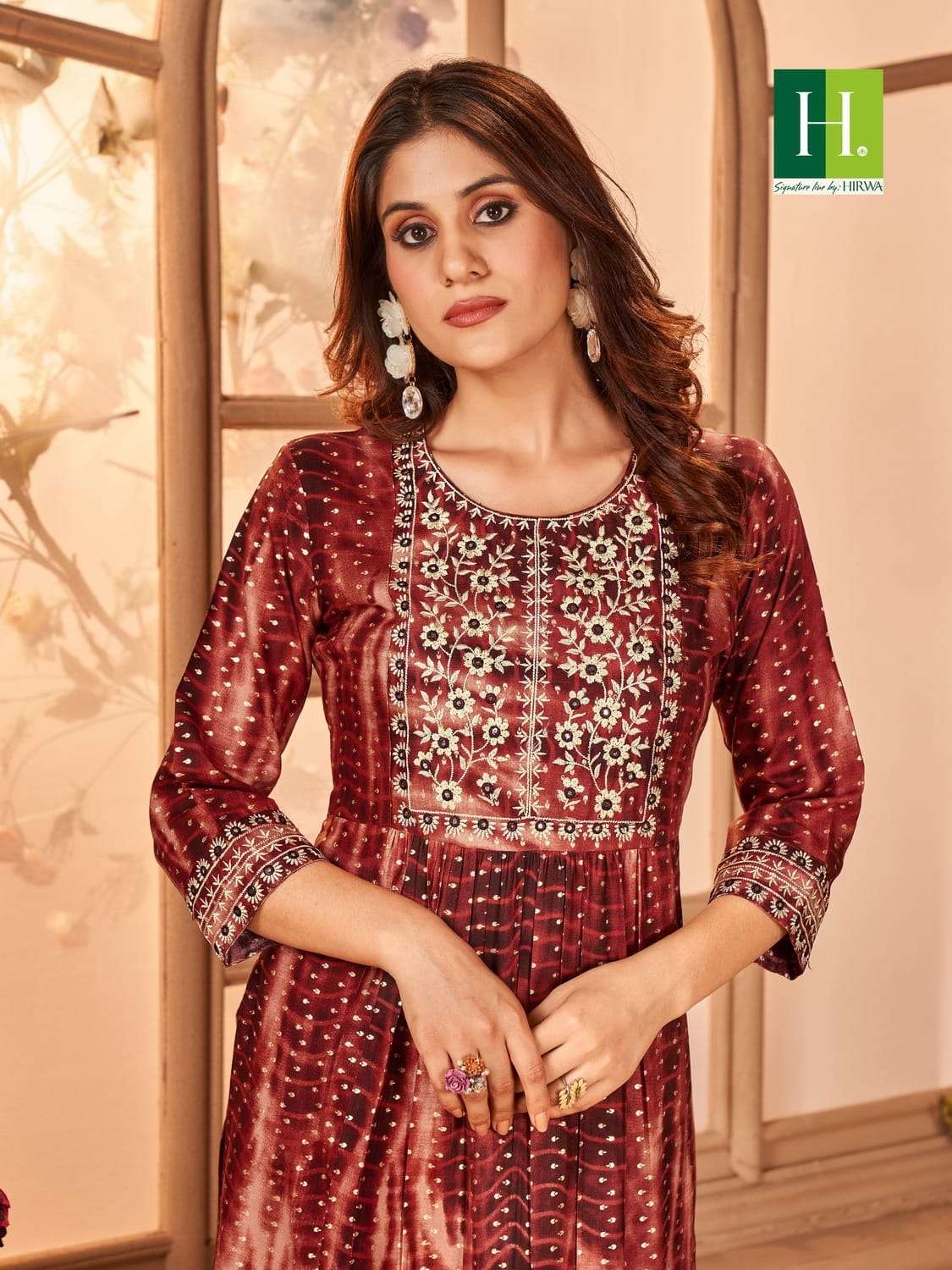 HIRWA SHIBORI Vol-3 Kurti Wholesale catalog