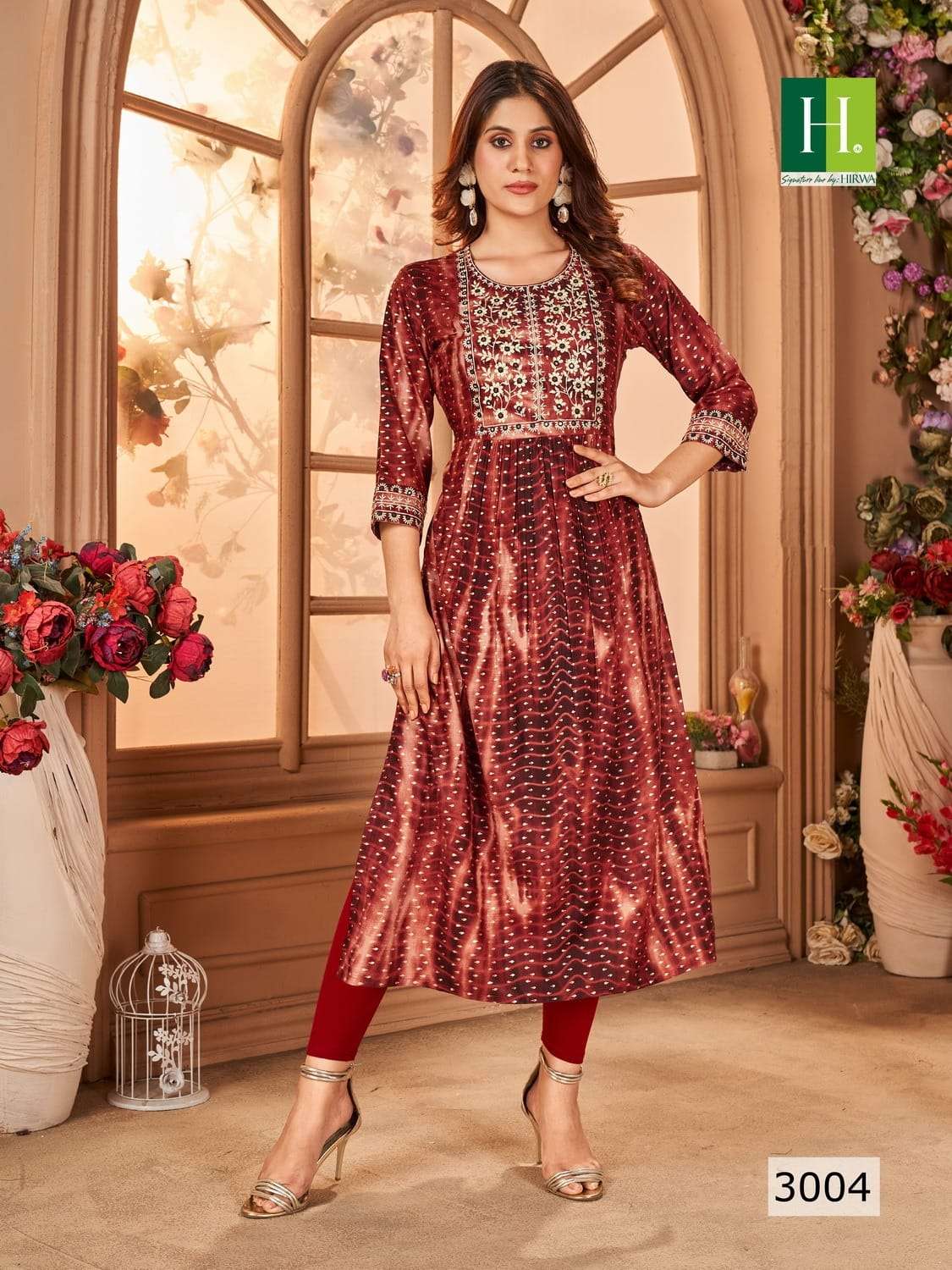 HIRWA SHIBORI Vol-3 Kurti Wholesale catalog