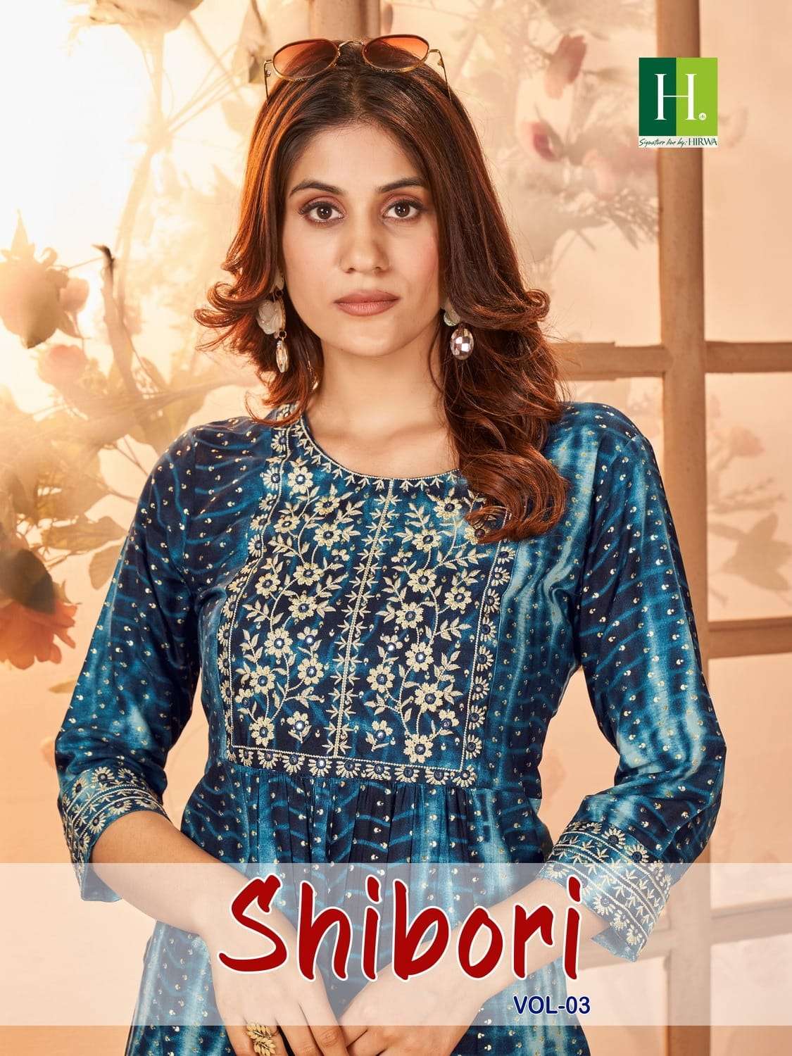 HIRWA SHIBORI Vol-3 Kurti Wholesale catalog