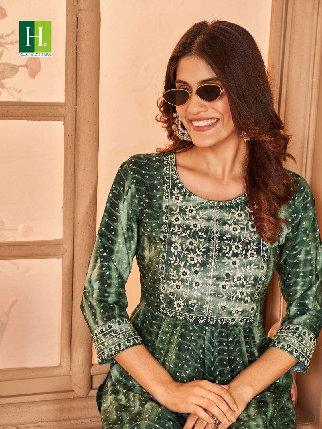 HIRWA SHIBORI Vol-3 Kurti Wholesale catalog