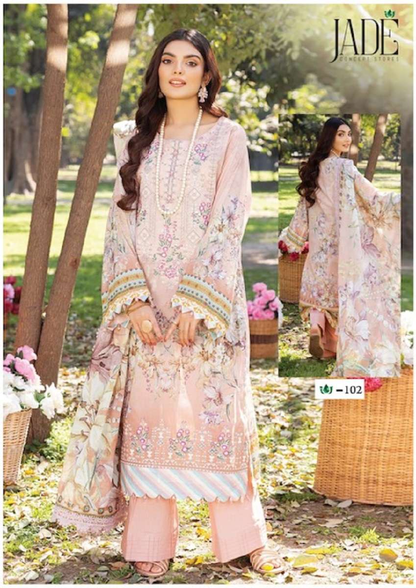 JADE CRIMSON EXCLUSIVE HEAVY LAWN COTTON VOL-1 Wholesale catalog