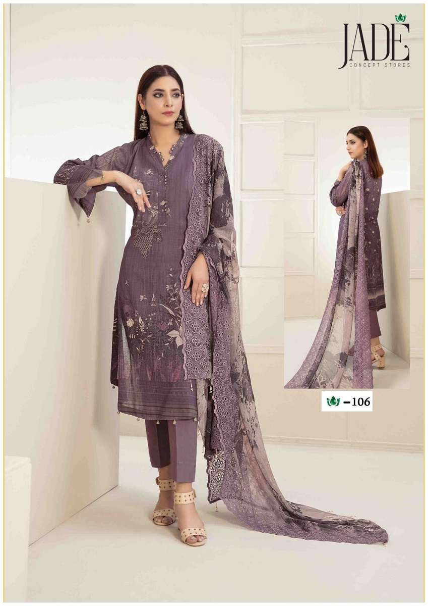  JADE CRIMSON EXCLUSIVE HEAVY LAWN COTTON VOL-1 Wholesale catalog